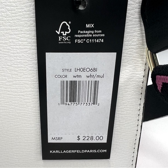 Karl Lagerfeld Paris Simone Rainbow Studded Crossbody - Picture 14 of 14